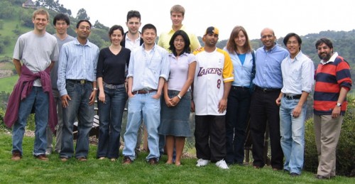 From L to R: Tom Liptay, Kevin Lee, Ravi Dalal, Hatice Altug (Fatih's wife), Fatih Yanik, Harry Lee, Jason Orcut, Raja Amatya, Tauhid Zaman, Danielle (Matthew's wife), Matthew Abraham, Erwin Lau, Rajeev Ram 